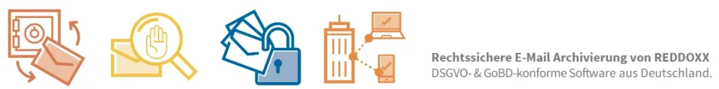 Rechtssichere E-Mail-Archivierung von REDDOXX – DSGVO- und GoBD-konforme Software aus Deutschland